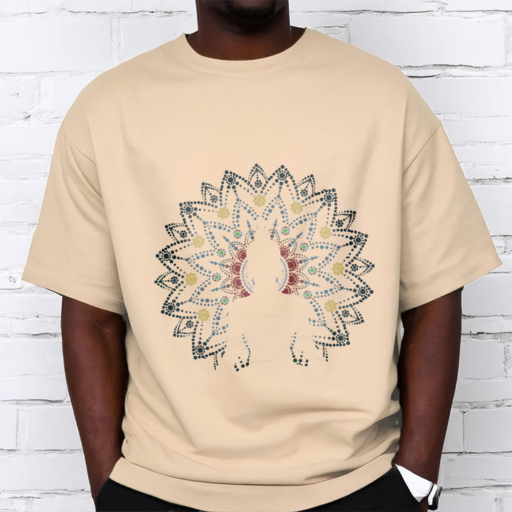 Buddha Stones Mandala Flower Seated Serene Buddha Pattern Tee T-shirt - image 11
