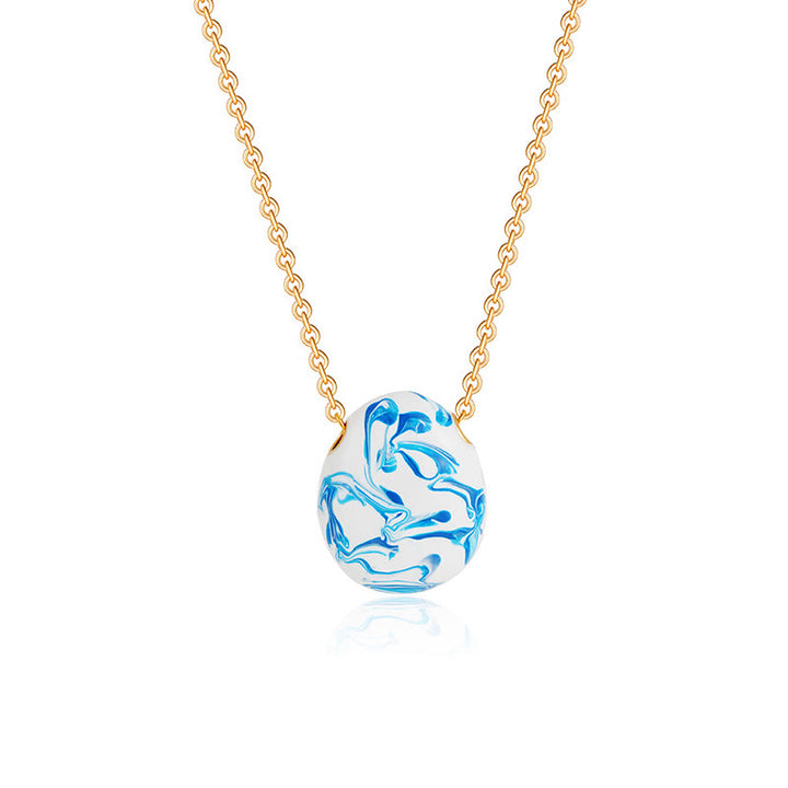 Buddha Stones Copper Wealth Healing Water Drop Shape Pendant Necklace - image 4