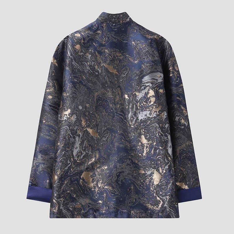 elfbar nachfüll pod läuft aus Buddha Stones Blue Flowing Water Mountains Frog-Button Long Sleeve Men –  sg.buddhastoneshop