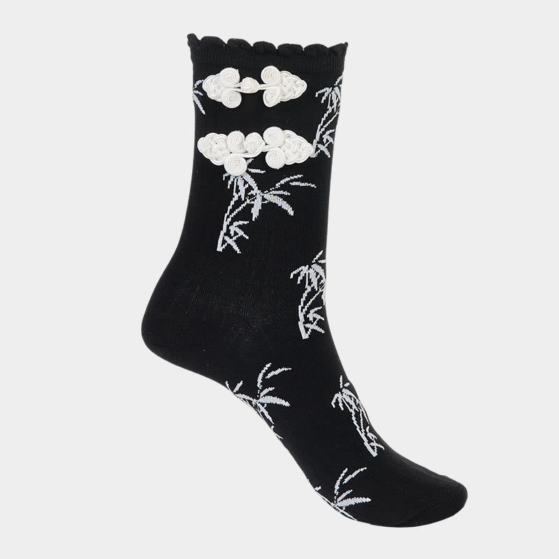 Buddha Stones "A New Beginning" Bamboo Micro Crew Women's Socks Includes Gift Message Card - image 3