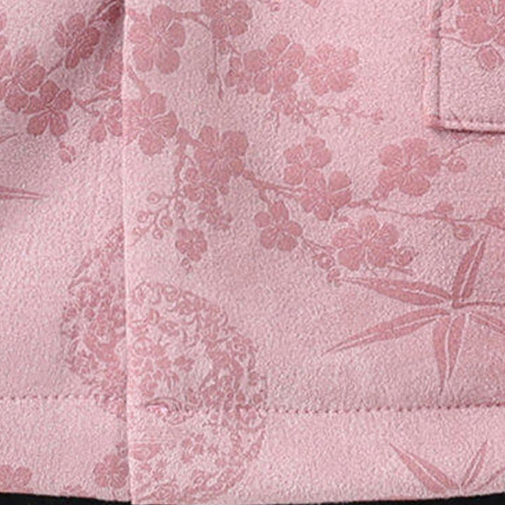 Buddha Stones Fall Jacquard Bamboo Frog-button Long Sleeve Men's Cotton Jacket With Pockets - image 17