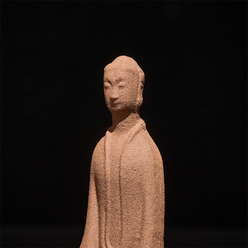 Buddha Stones Sitting Buddha Prayering Ceramic Statue Zen Home Decoration 5*3*8.5cm - image 6
