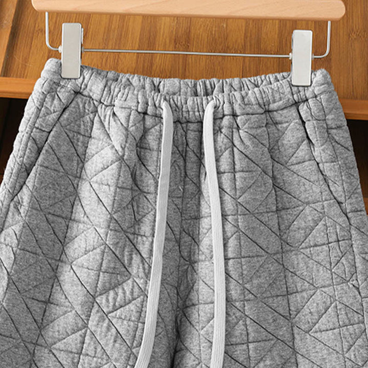 Buddha Stones Women's Fall Solid Color Drawstring Thermal Wide Leg Pants With Pockets - image 11