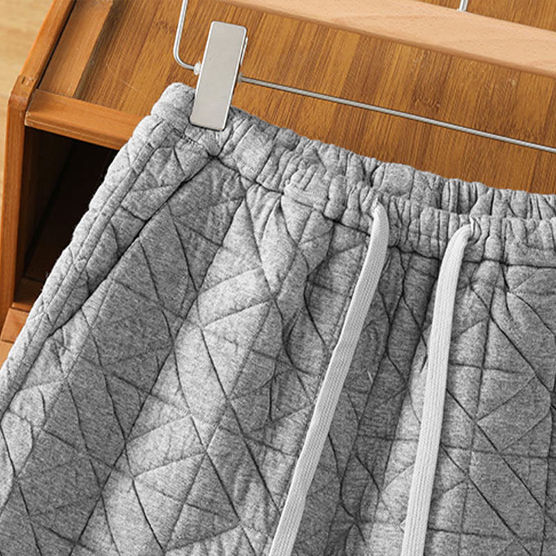 Buddha Stones Women's Fall Solid Color Drawstring Thermal Wide Leg Pants With Pockets - image 12