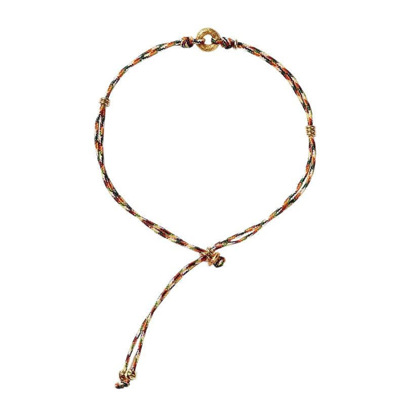 Buddha Stones Handmade Peace Buckle Multicolored Child Adult Fortune Bracelet - image 4