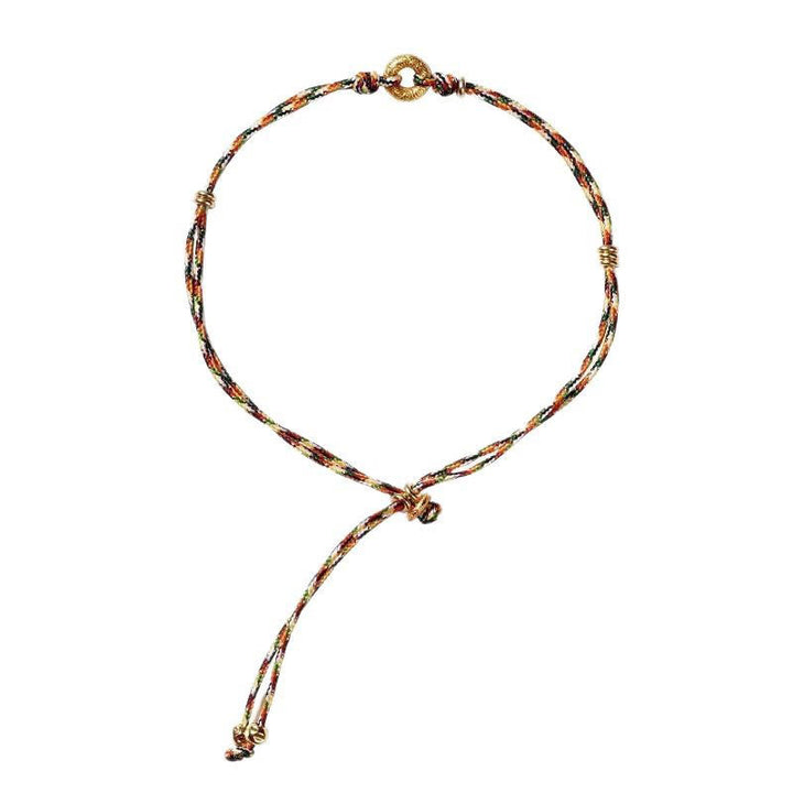 Buddha Stones Handmade Peace Buckle Multicolored Child Adult Fortune Bracelet - image 4