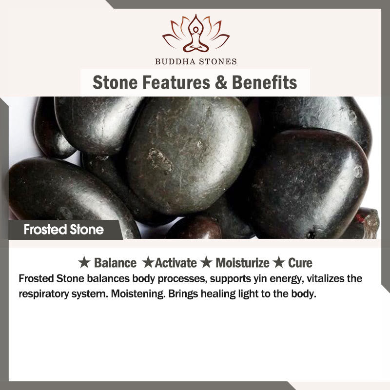 Buddha Stones Frosted Stone Lava Rock Tiger Eye Titanium Steel Stimulation Leather Bracelet - image 2