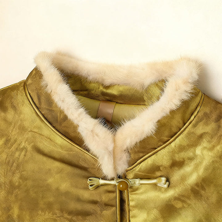 Buddha Stones Frog-Button Traditional Chinese Patterns Women's Long Sleeve Thickened Jacket  - image 11