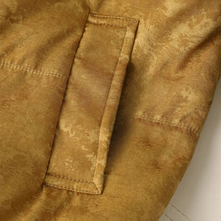 Buddha Stones Frog-button Dark Pattern Jacquard Women's Long Sleeve Thickened Jacket With Pockets - image 10