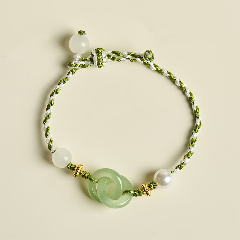 Buddha Stones Braided Rope Peace Buckle Love Calm Bracelet - image 2