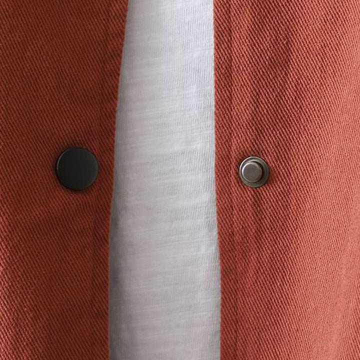 Buddha Stones Fall Button Down Women's Long Sleeve Outerwear Jacket With Pockets - image 3