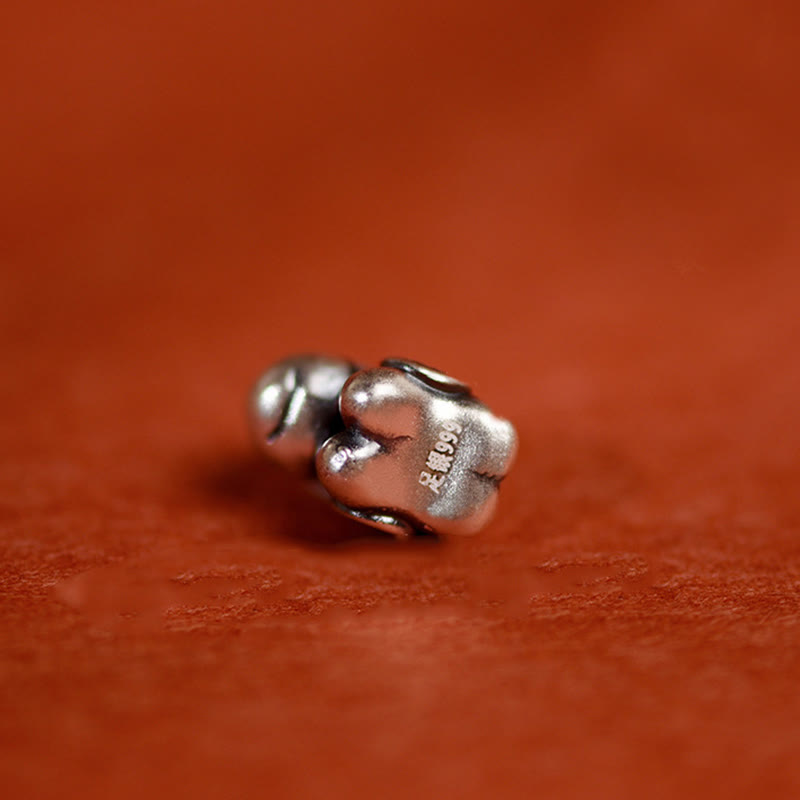 Buddha Stones 999 Sterling Silver Year Of The Horse 925 Sterling Silver Peace And Joy Charm String Braided Luck Bracelet Anklet - image 22