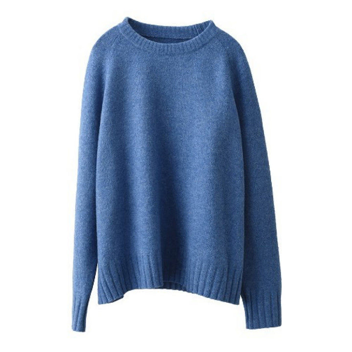 Buddha Stones Winter Crew Neck Warm Long Sleeve Women's Cotton Knitted Sweater - image 3