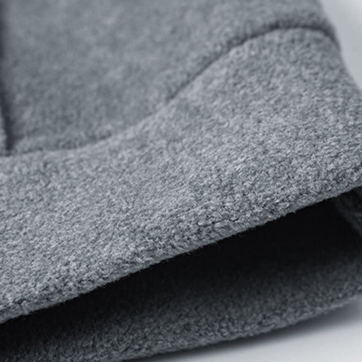 Buddha Stones Fall Winter Zipper Design Fleece Lined Long Sleeve Cotton Men's Hoodie - image 5