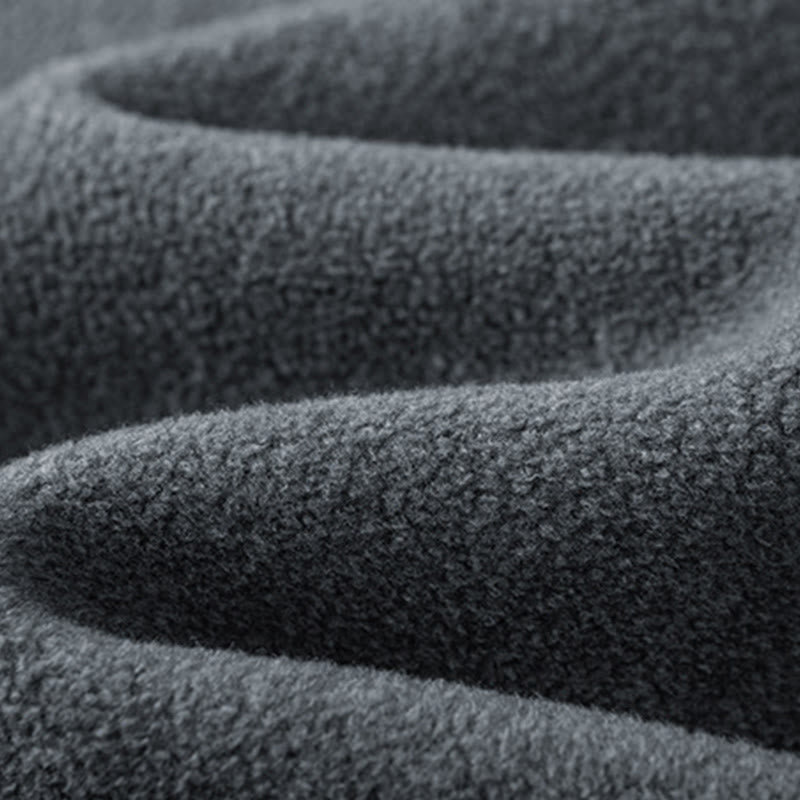 Buddha Stones Fall Winter Zipper Design Fleece Lined Long Sleeve Cotton Men's Hoodie - image 8