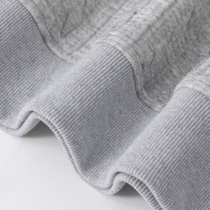 Buddha Stones Fall Winter Buttons Twisted Design Long Sleeve Men's Hoodie - image 4