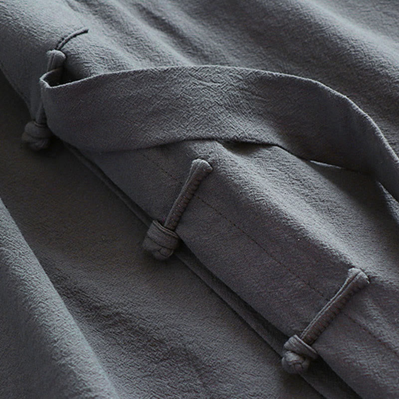 Buddha Stones Wudang Traditional Tai Chi Ceremony Long Wide Sleeve Men's Taoist Long Robe - image 8