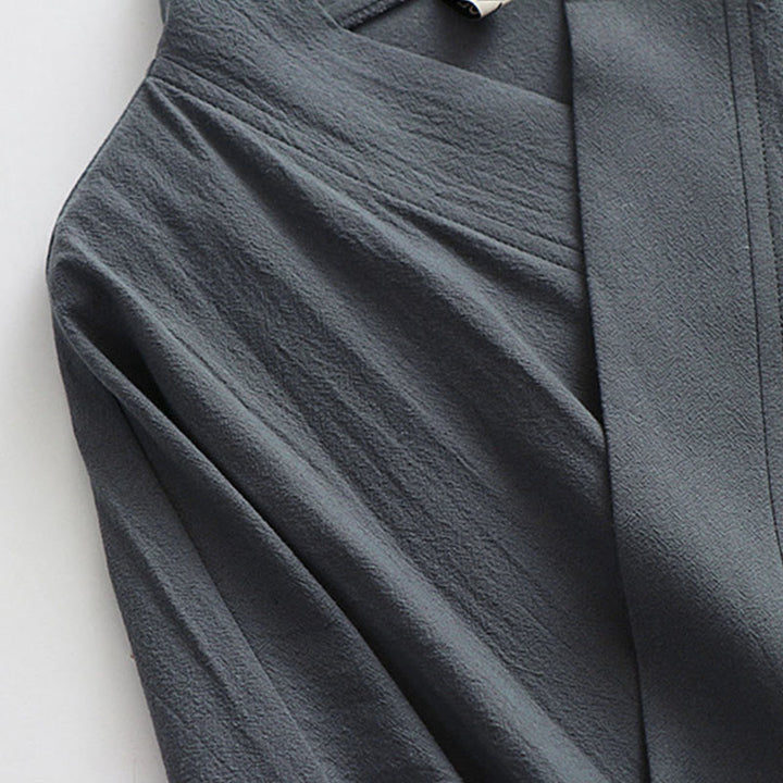 Buddha Stones Wudang Traditional Tai Chi Martial Arts Ceremony Long Sleeve Men's Taoist Long Robe - image 9