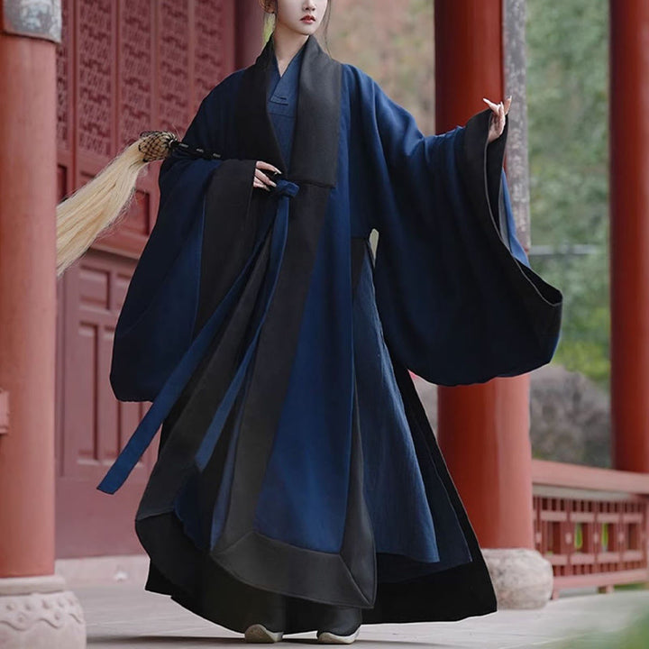Buddha Stones Fall Winter Wudang Traditional Tai Chi Martial Arts Ceremony Linen Long Sleeve Unisex Taoist Long Robe - image 1