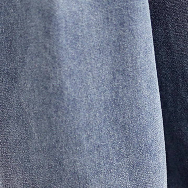 Buddha Stones Fall Vintage Distressed Design High Waist Women's Wide Leg Pants With Pockets - image 9