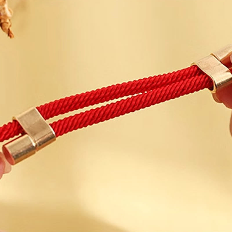 Buddha Stones Metal Pendant Red String Peace Joy Blessing Protection Adjustable Cats Small Dogs Pet Collar - image 4