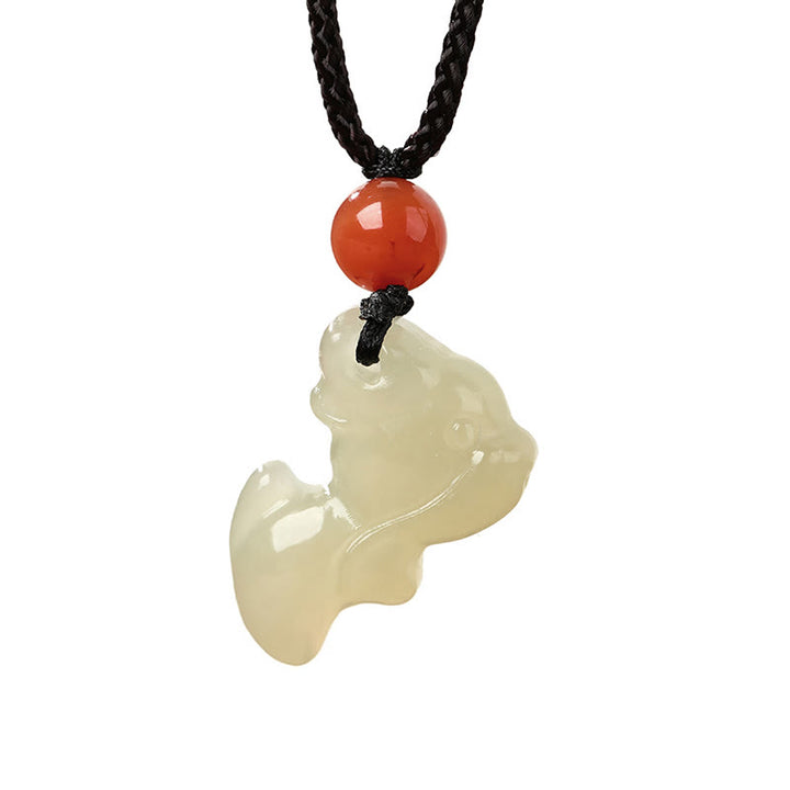 Buddha Stones Chinese Zodiac Year Of The Horse Jade South Red Agate Prosperity Necklace Pendants - image 19