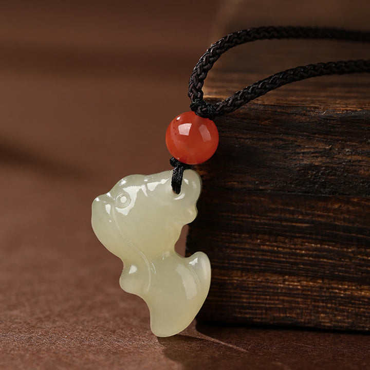 Buddha Stones Chinese Zodiac Year Of The Horse Jade South Red Agate Prosperity Necklace Pendants - image 14