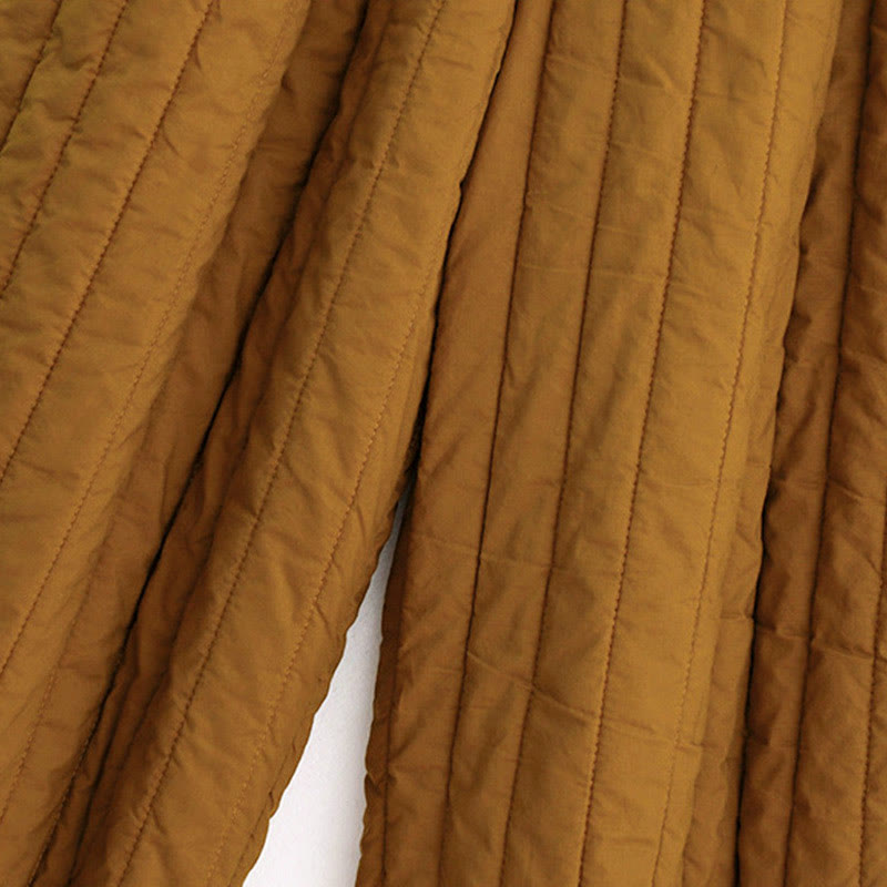 Buddha Stones Winter Plain Color Blocking Design Cotton Women's Harem Pants With Pockets - image 33