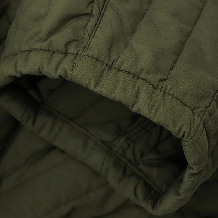 Buddha Stones Winter Plain Color Blocking Design Cotton Women's Harem Pants With Pockets - image 26