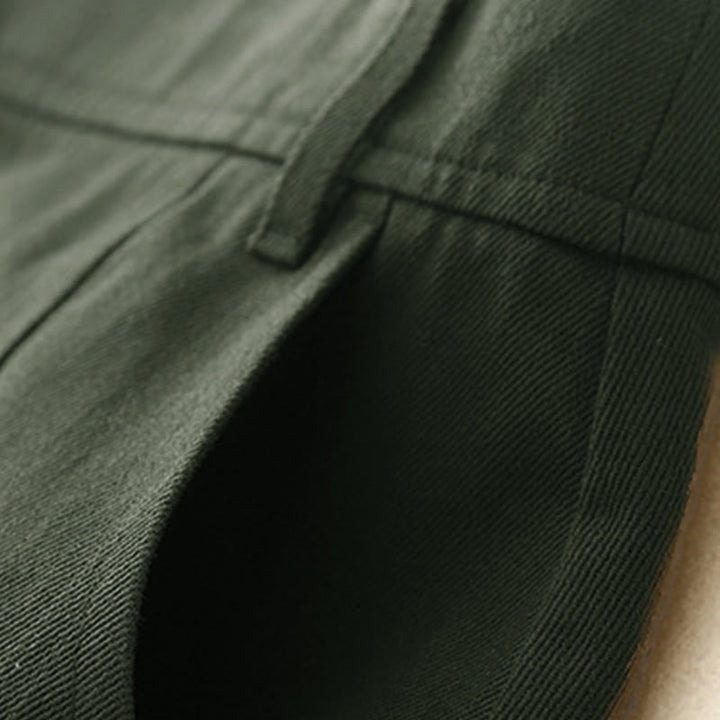 Buddha Stones Women's Plain Cotton Skirt With Pockets - image 2