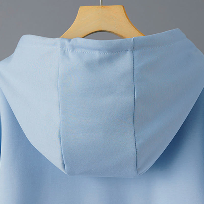 Buddha Stones Fall Embroidery Bear Long Sleeve Women's Hoodie - image 10