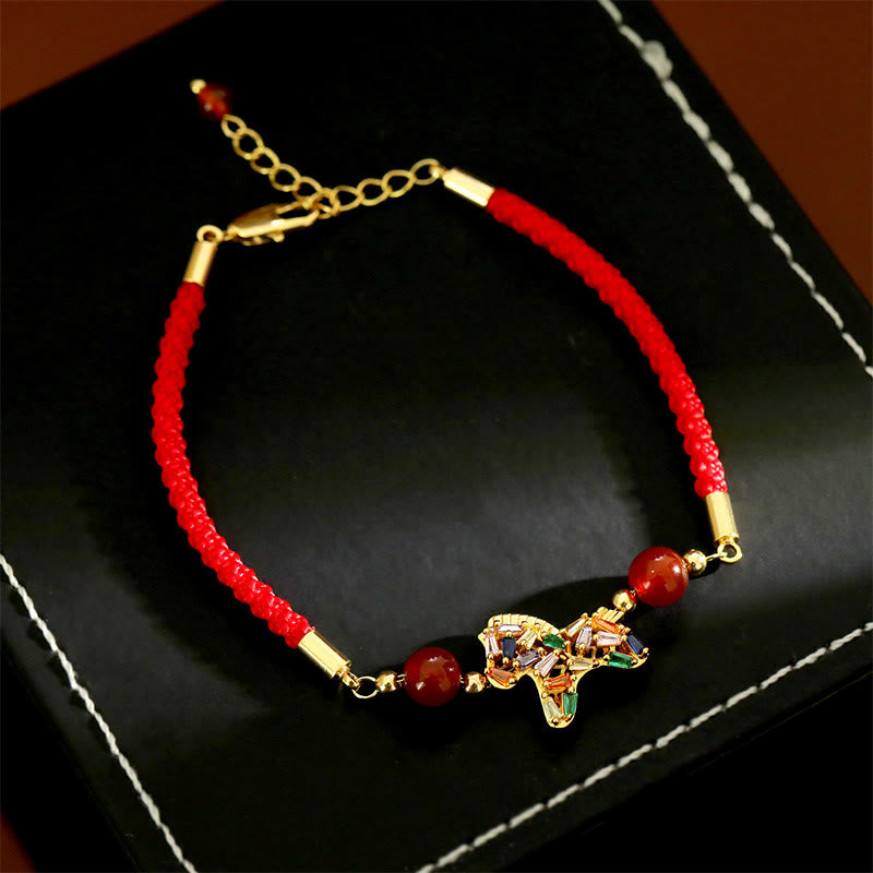 Buddha Stones Year Of The Horse Copper Red Agate Balance Bracelet - image 11