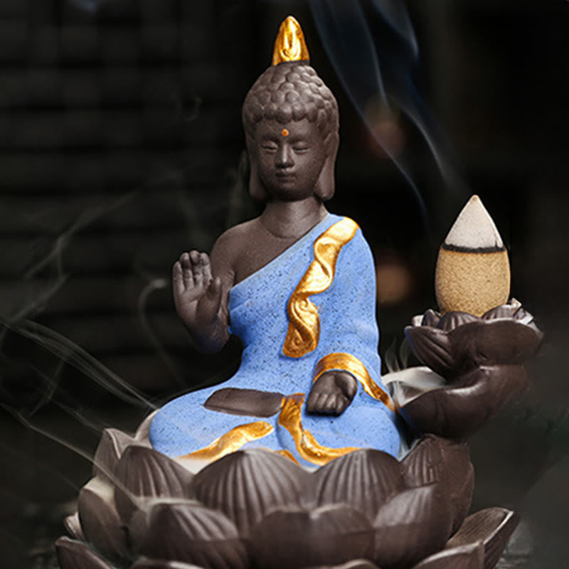 Buddha Stones Buddha Serenity Home Decoration Incense Burner - image 18