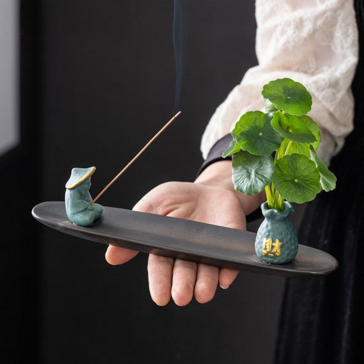 Buddha Stones Pixiu Wealth Home Decoration Incense Burner - image 11