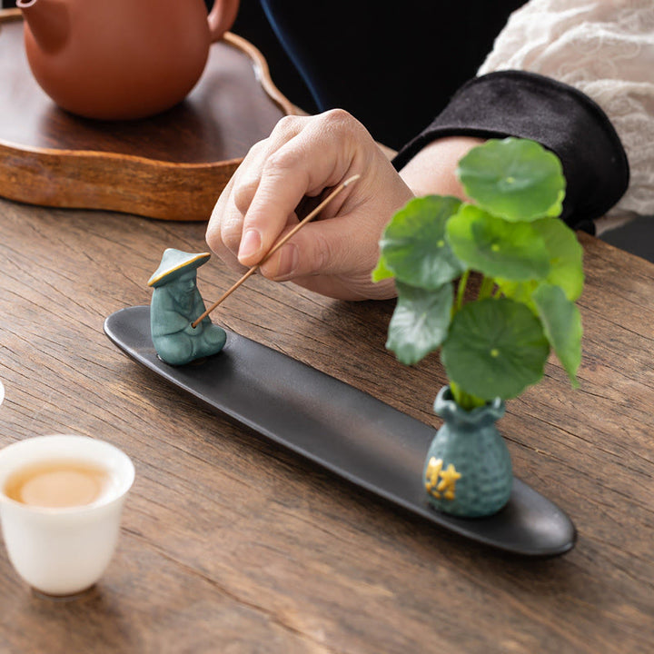 Buddha Stones Pixiu Wealth Home Decoration Incense Burner - image 3