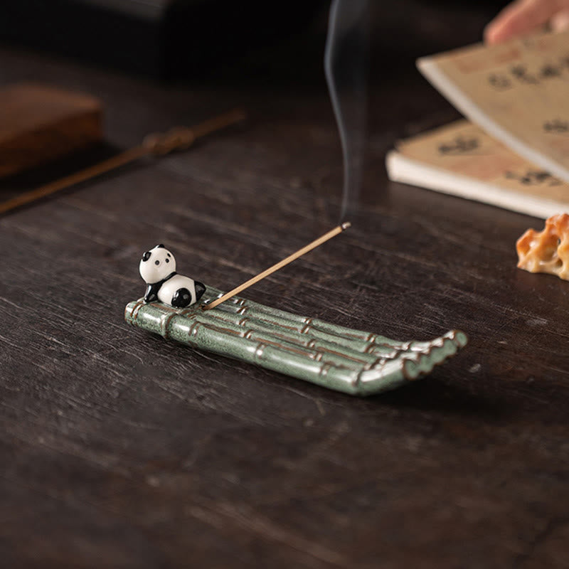 Buddha Stones Panda Home Decoration Incense Burner - image 13