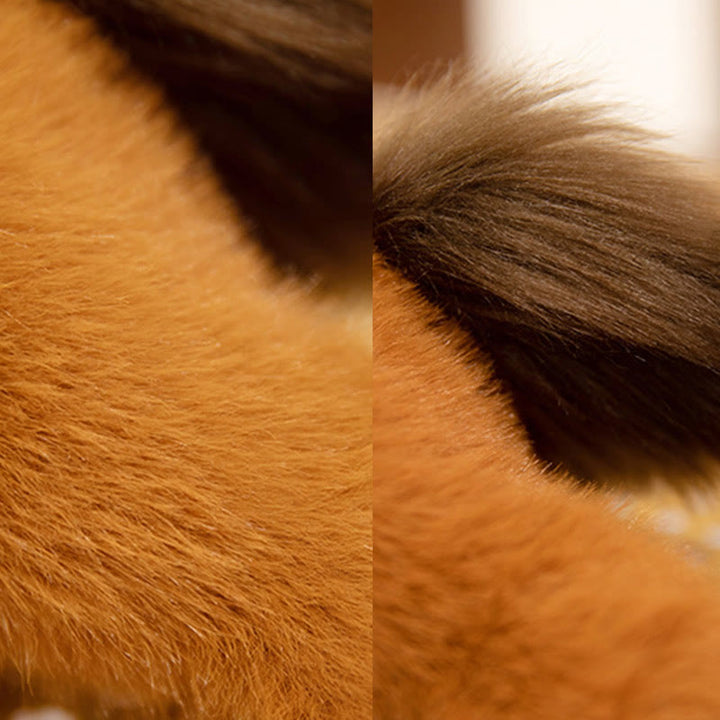 Buddha Stones Year Of The Horse Reclining Pose Design Plush Doll Desk Freedom Decoration - image 3