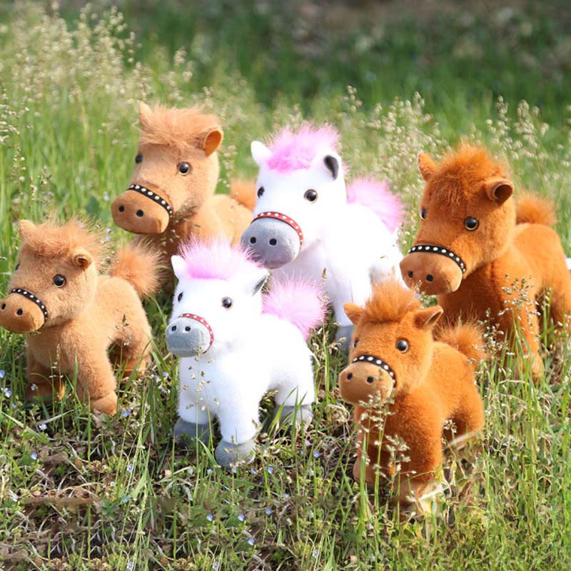 Buddha Stones Year Of The Horse Plush Cute Horse Doll Prosperity Energy Home Decoration - image 17