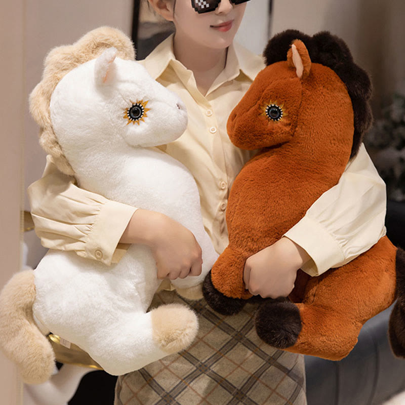 Buddha Stones Year Of The Horse Stuffed Pony Plush Doll Home Decoration - image 10