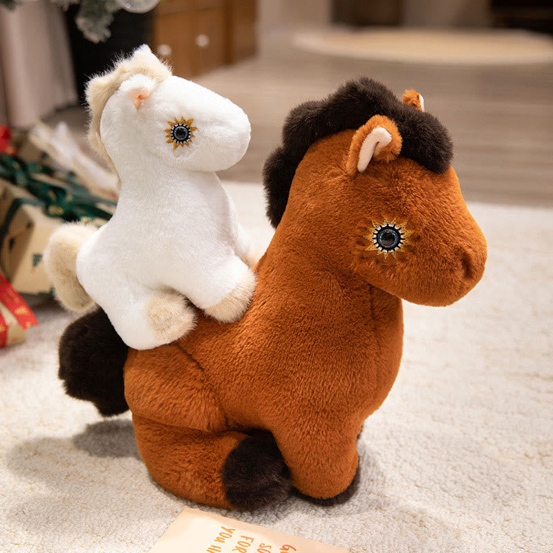 Buddha Stones Year Of The Horse Stuffed Pony Plush Doll Home Decoration - image 8