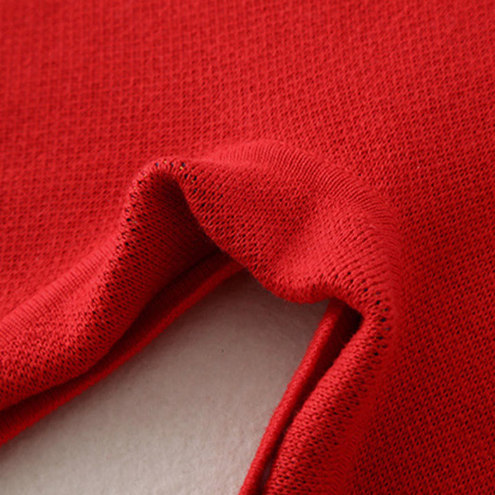 Buddha Stones Fall Winter Red Dragon Pattern Baby Boy Girl Cotton Long Sleeve Knitted One-pieces Rompers - image 10