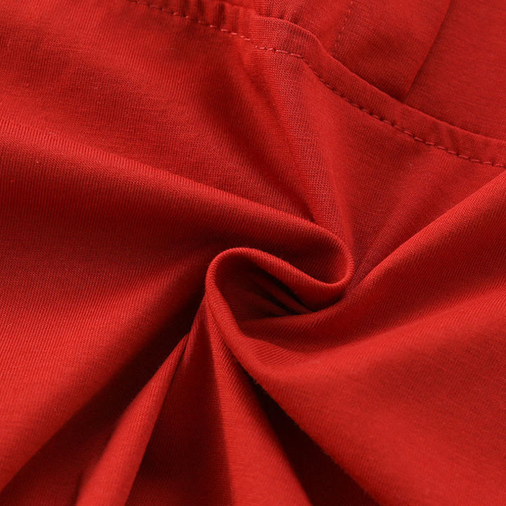 Buddha Stones Spring Fall Red Rabbit Design Baby Girl Cotton Long Sleeve One-pieces Rompers - image 7