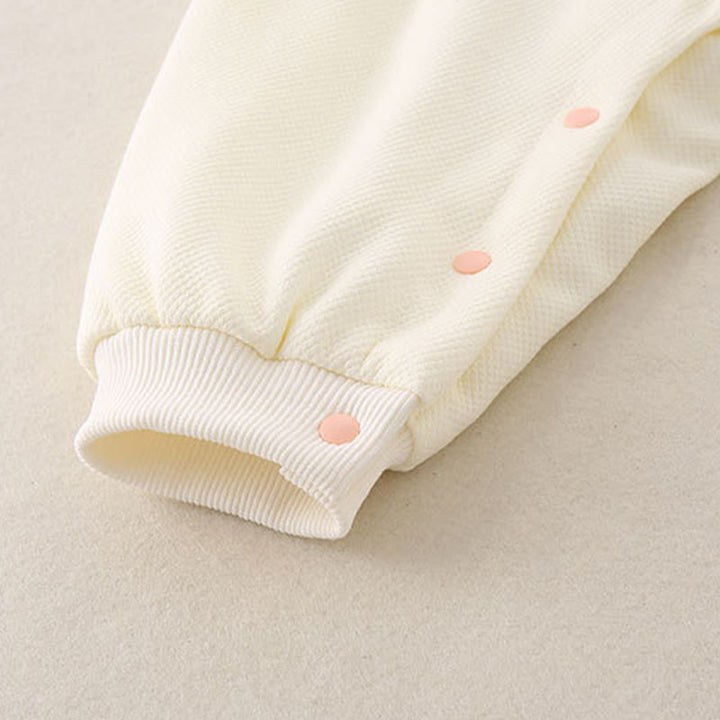 Buddha Stones Spring Fall Pavilion Design Baby Girl Cotton Long Sleeve One-pieces Rompers - image 10