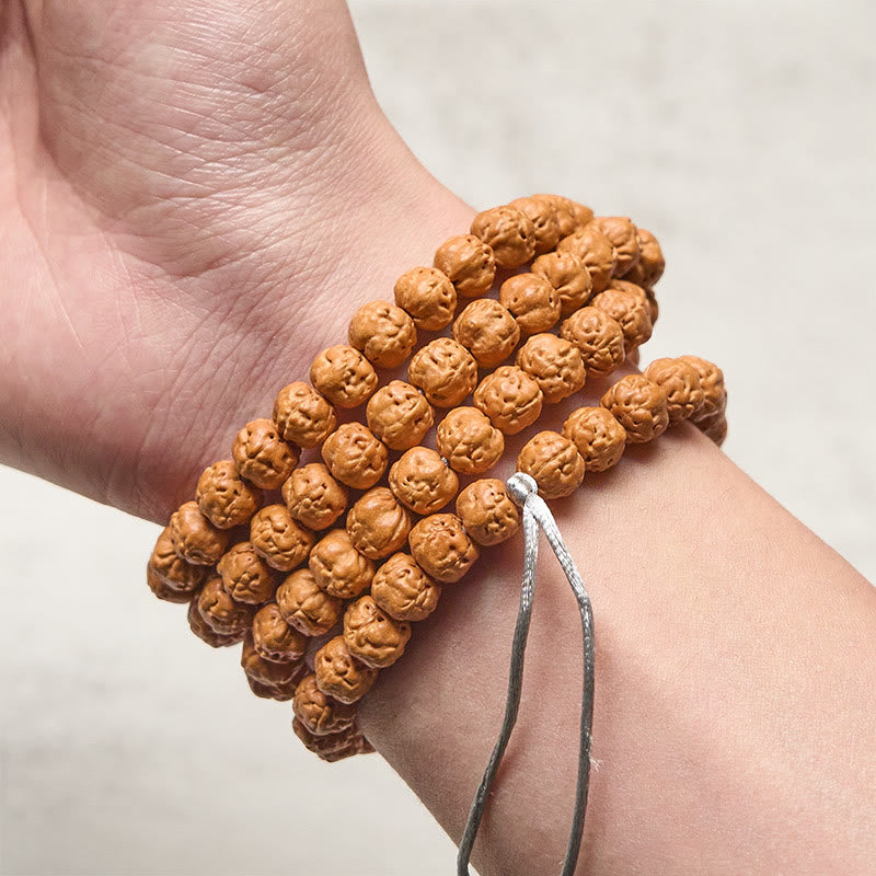 Buddha Stones Tibetan 108 Beads Bodhi Seed Wealth Auspiciousness Mala - image 3