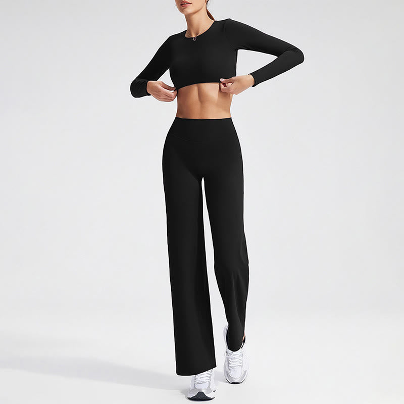 Buddha Stones Long Sleeve Backless Bra Sports Fitness Yoga Women's Tank Top - image 7