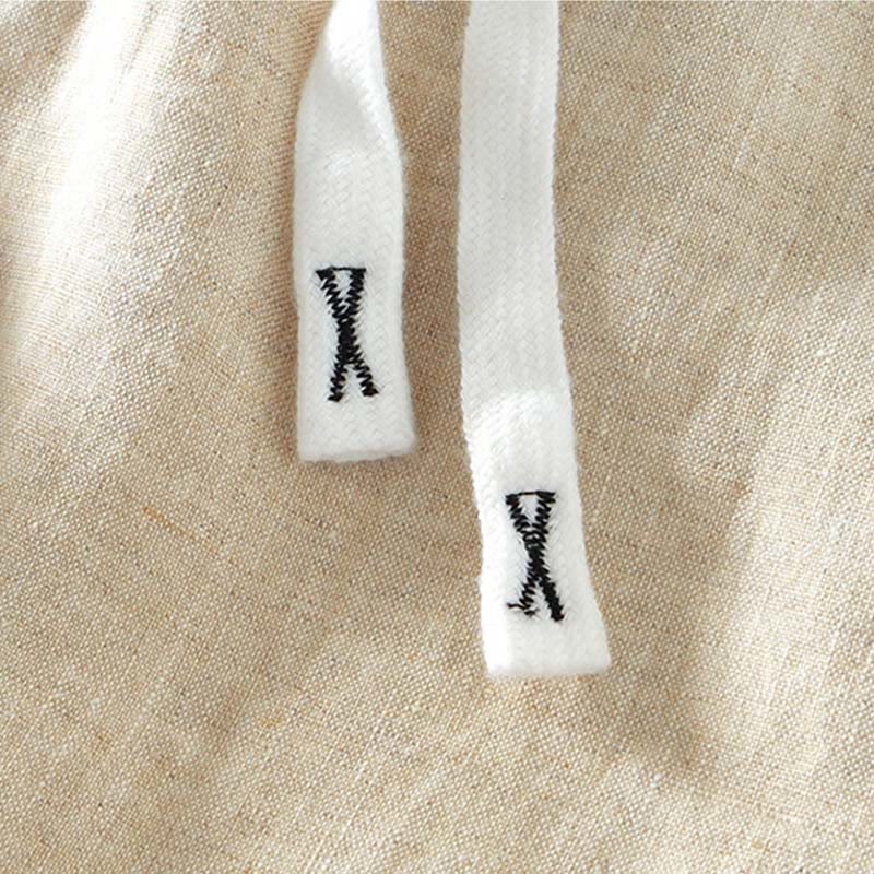 Buddha Stones Fall Solid Drawstring Elastic Waist Men's Linen Ankle-Length Pants With Pockets - image 3