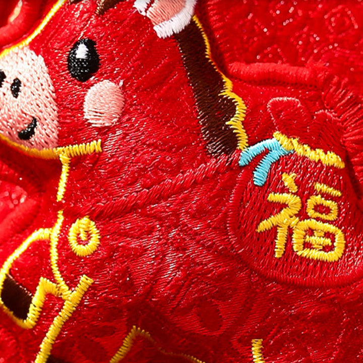 Buddha Stones Year Of The Horse 2026 New Year Fu Character Lucky Embroidery Chinese Red Envelope - image 7