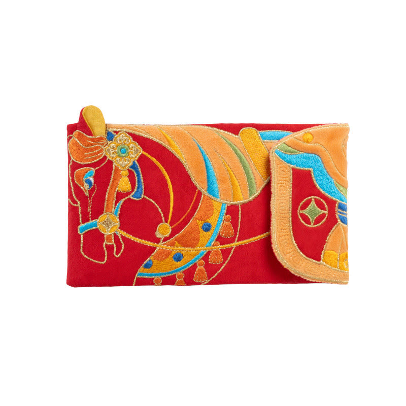 Buddha Stones Embroidery Year Of The Horse 2026 New Year Tassel Chinese Red Envelope - image 8