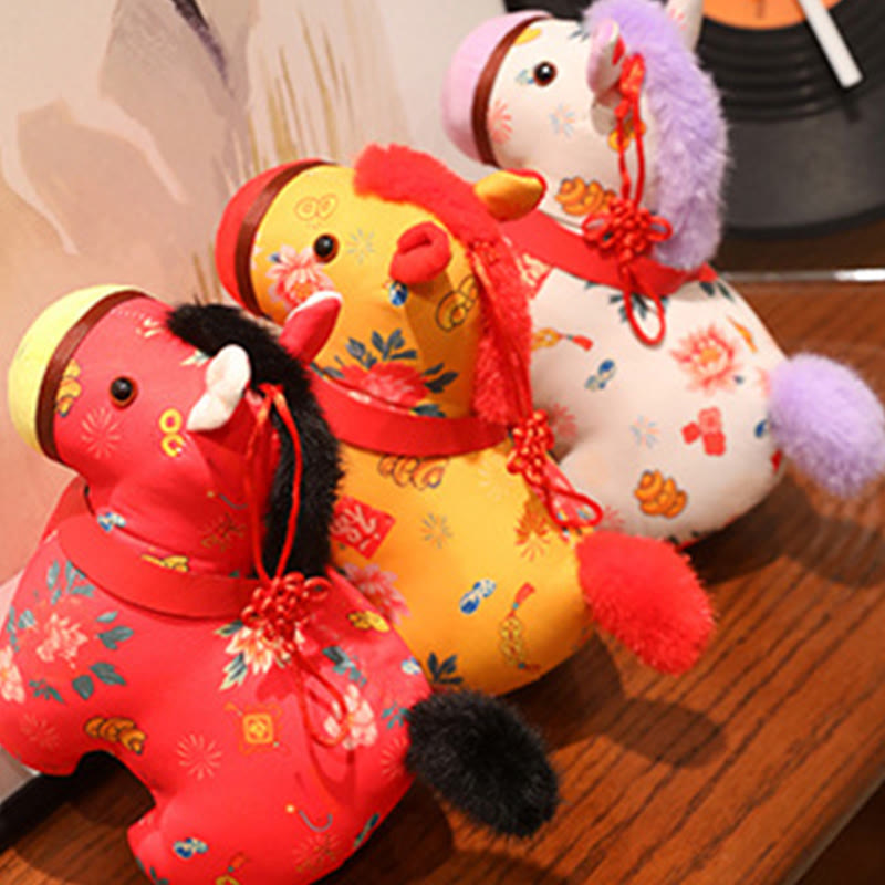 Buddha Stones Year Of The Horse Red String Chinese Knotting Hanging Decoration - image 18