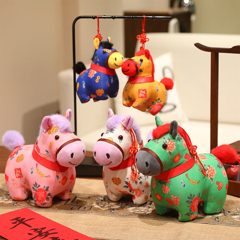 Buddha Stones Year Of The Horse Red String Chinese Knotting Hanging Decoration - image 21